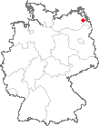 Karte Neuenkirchen bei Anklam